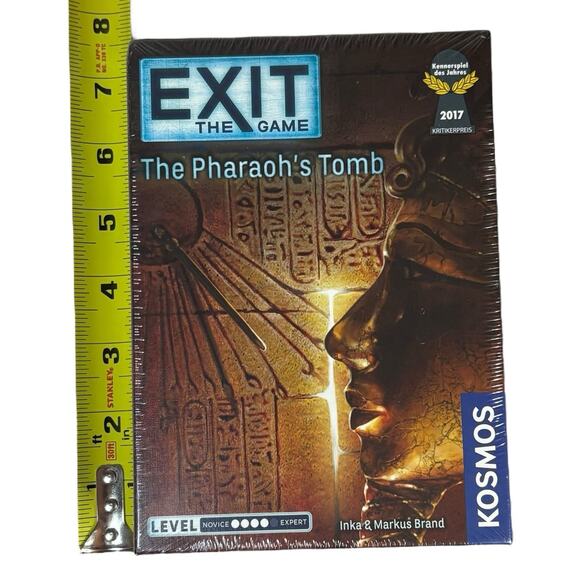 SEALED EXIT THE GAME "The Pharoaoh's Tomb" Level 4 Kosmos 2017 Escape Room NEW - Picture 3 of 11